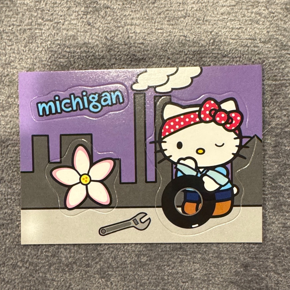 Hello Kitty Michigan Collectable Card